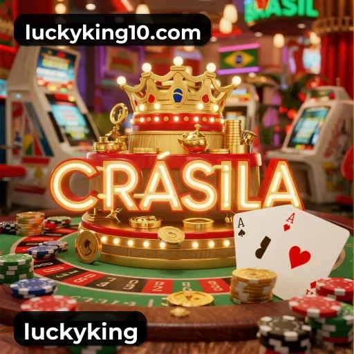 App luckyking para iOS e Android — interface mobile, login biométrico e PIX integrado